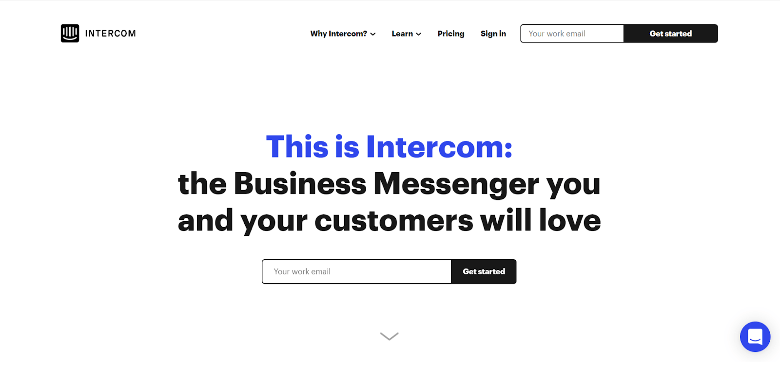 سرویس چت آنلاین Intercom