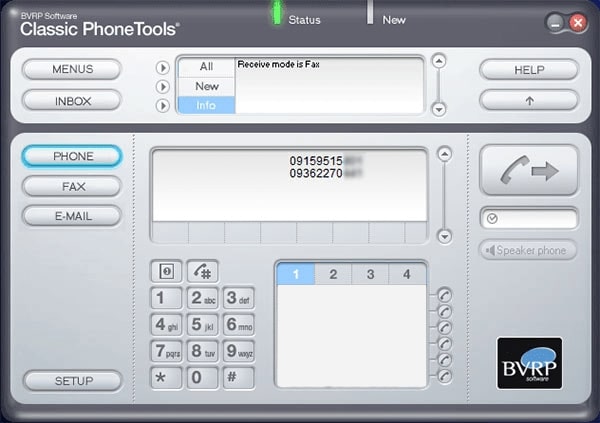 محیط نرم‌افزار Classic PhoneTools 9