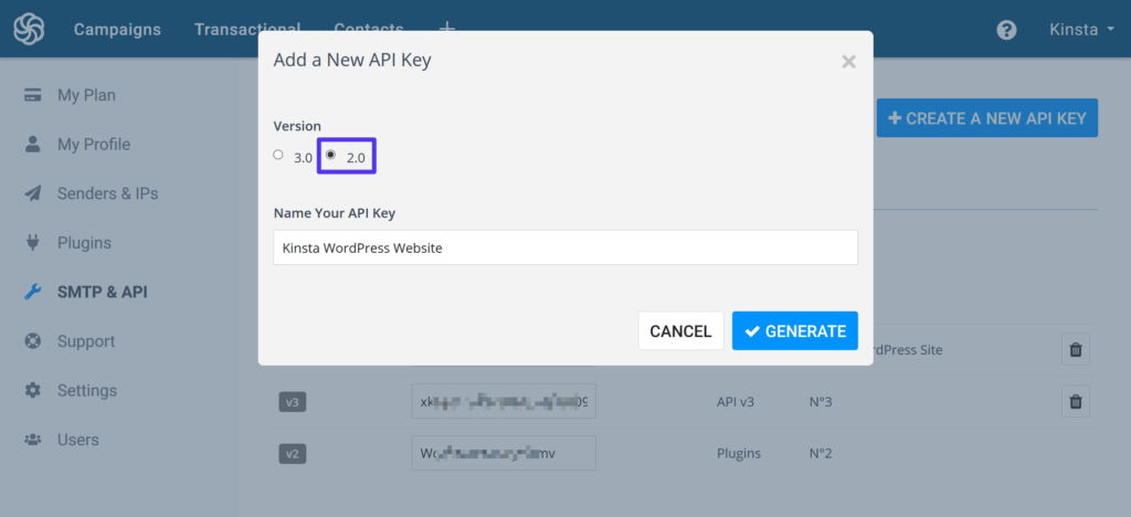 نحوه ساخت API 2.0 key