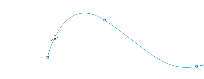 نمونه منحنی رسم شده در فتوشاپ