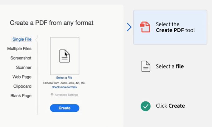 تبدیل چند عکس به PDF توسط Adobe Acrobat