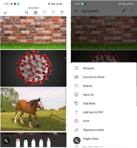 تبدیل تصاویر به PDF توسط اپلیکیشن موبایل Microsoft Office