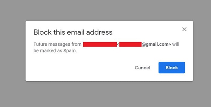 حذف ایمیل‌های تبلیغاتی در جیمیل - گام چهارم