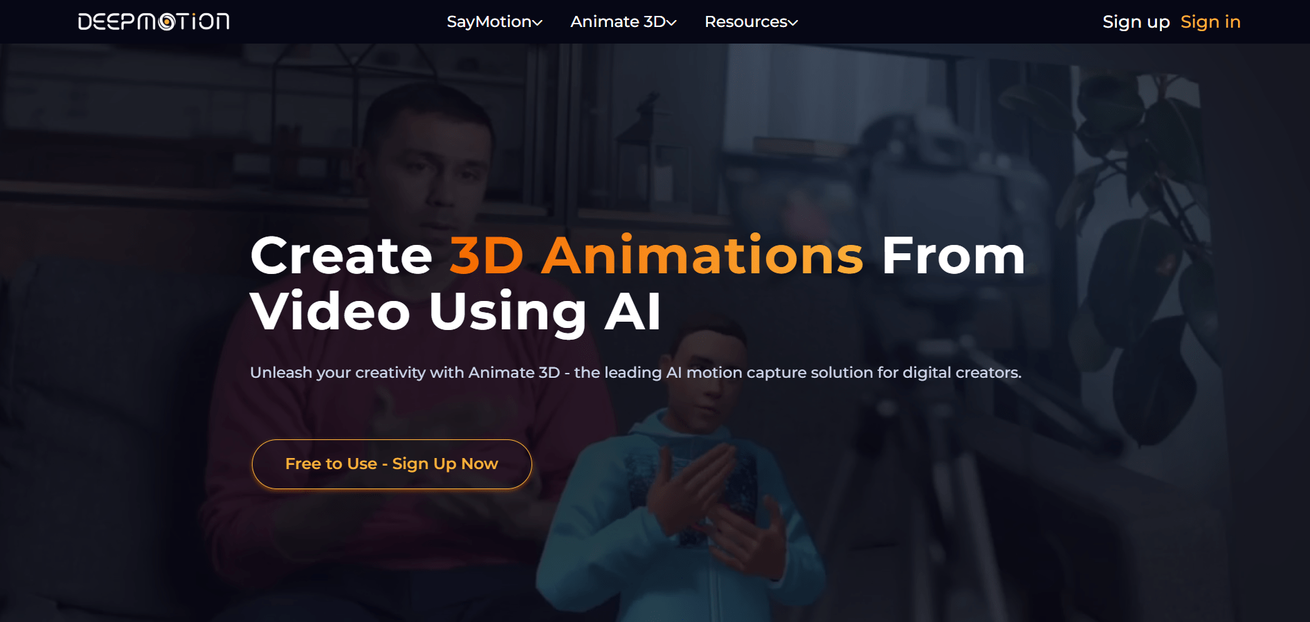 DeepMotion Animate 3D